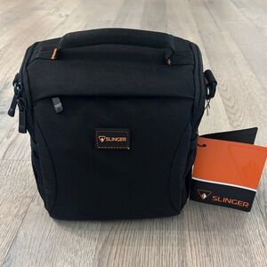 Slinger Alpine 140 Multi-device Shoulder Bag / Camera Bag - Black